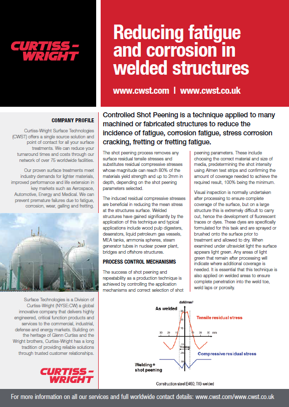 Reducing Fatigue & Corrosion in Welded Structures