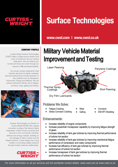 Military Vehicle Material Improvement & Testing