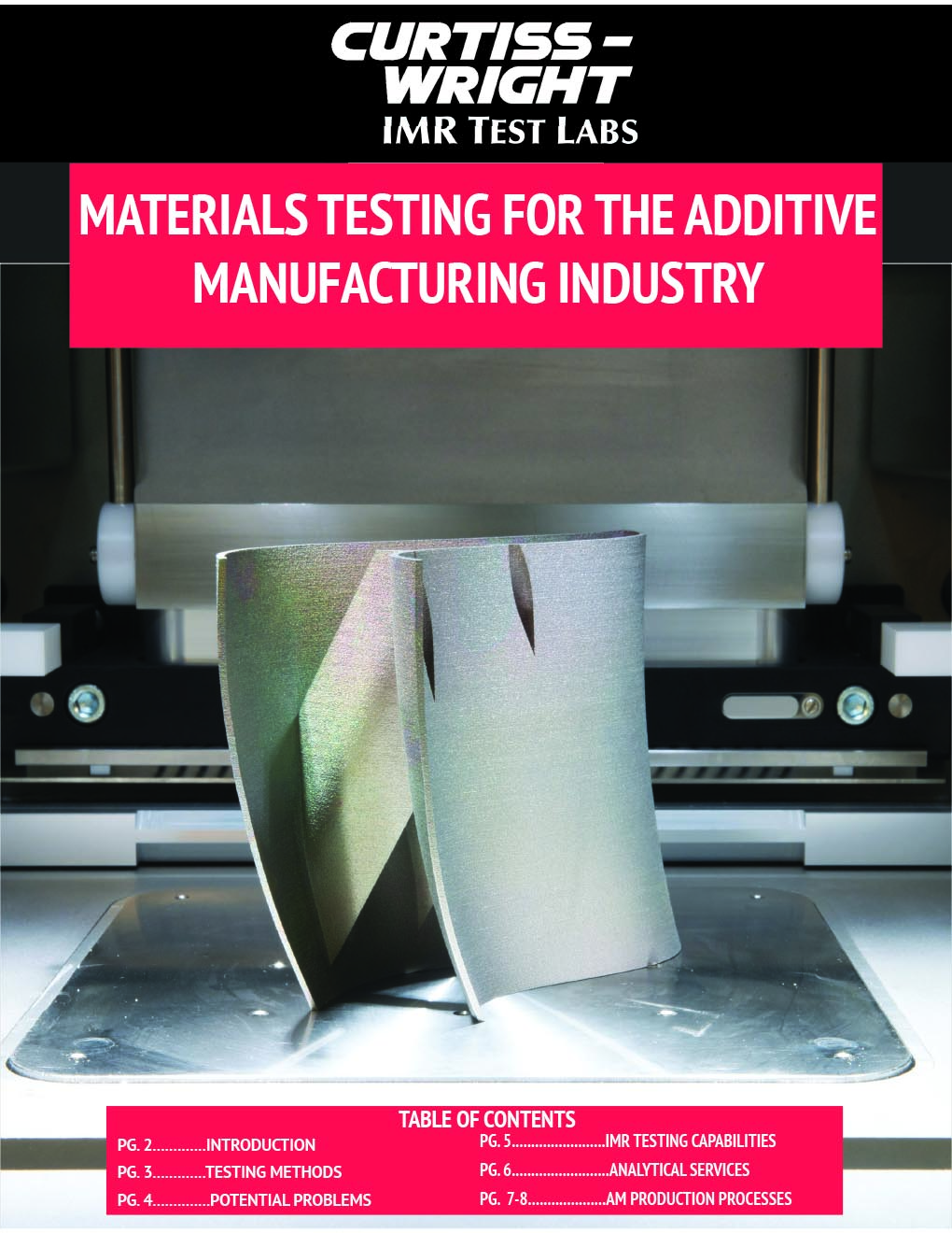 Material Testing for the Additive Manufacturing Industry