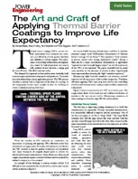 Art & Craft of Applying Thermal Barrier Coatings to improve Life Expectancy