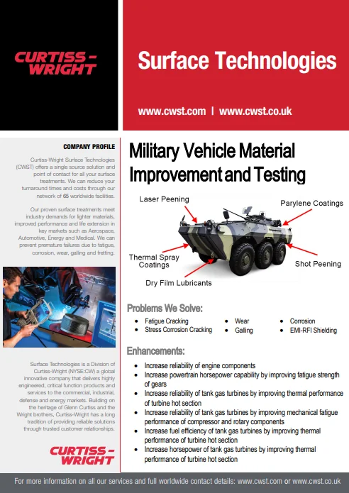 Military Vehicle Material Improvement & Testing
