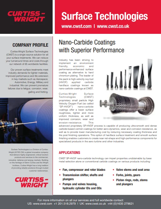 Nano-Carbide Coatings with Superior Performance